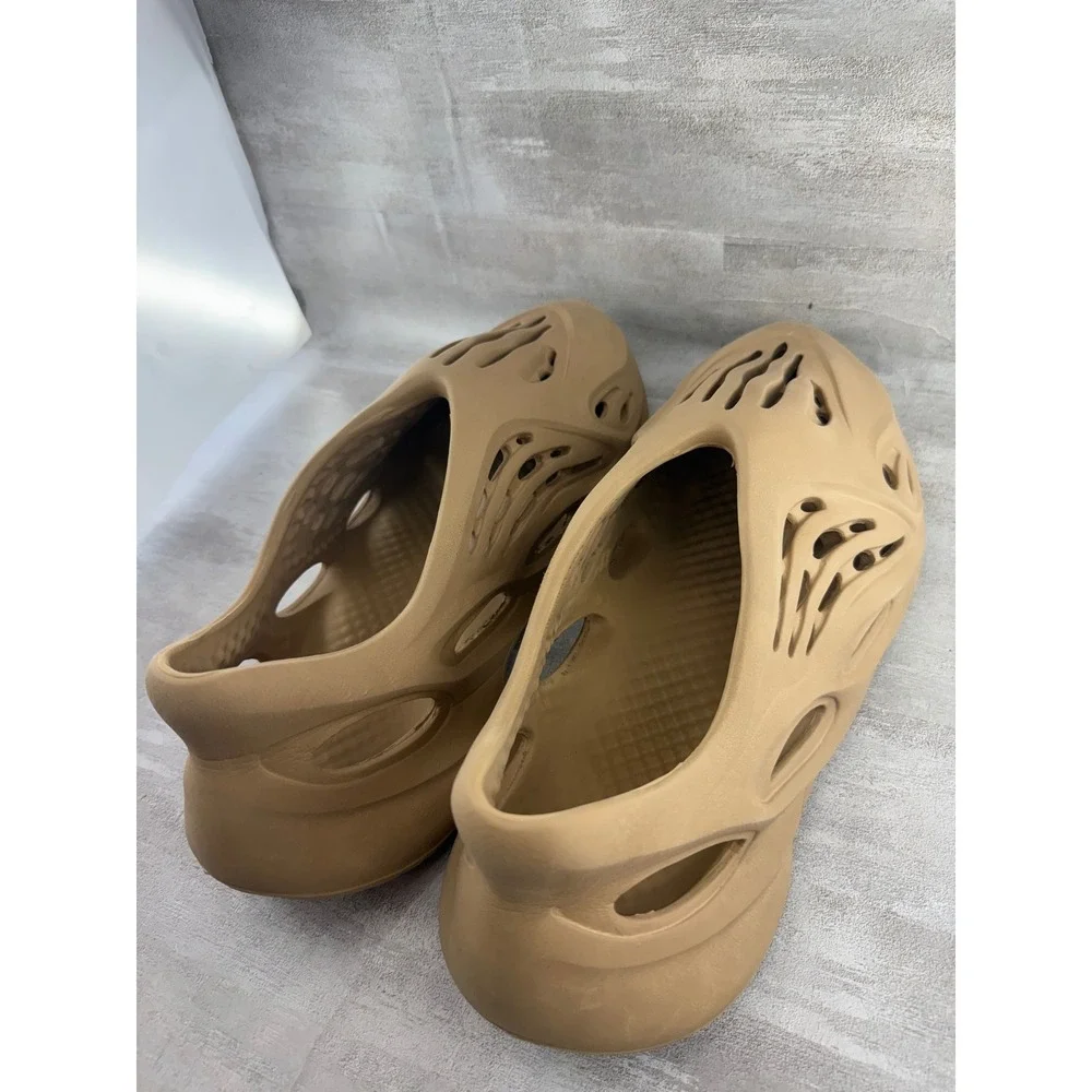 Adidas Yeezy Foam RNNR Ochre Men Size 13 Tan Slip On Shoes GW3354 Made in USA